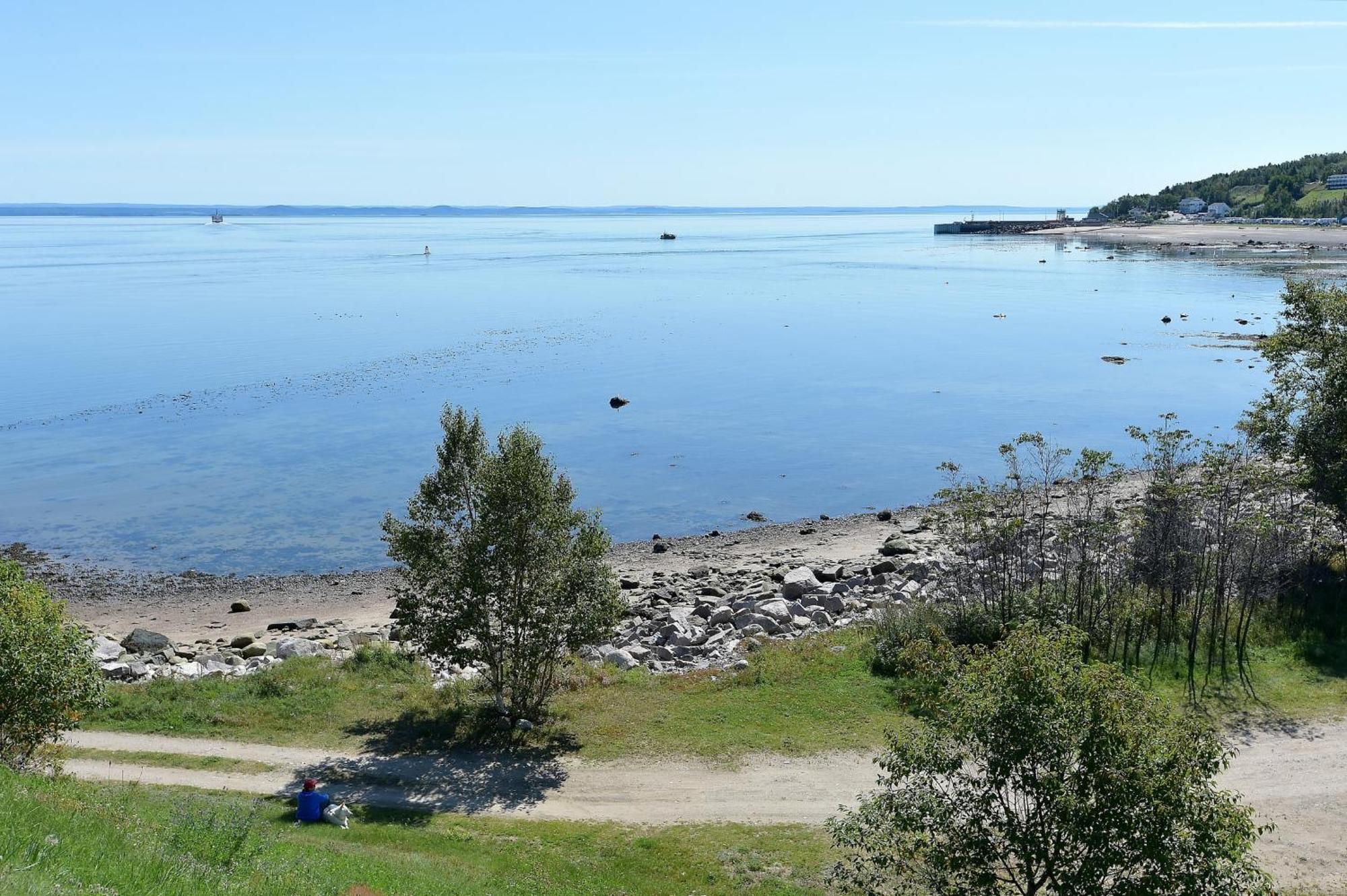 Motel Et Chalets Bo-Fleuve Evangeline Saint-Siméon Szoba fotó